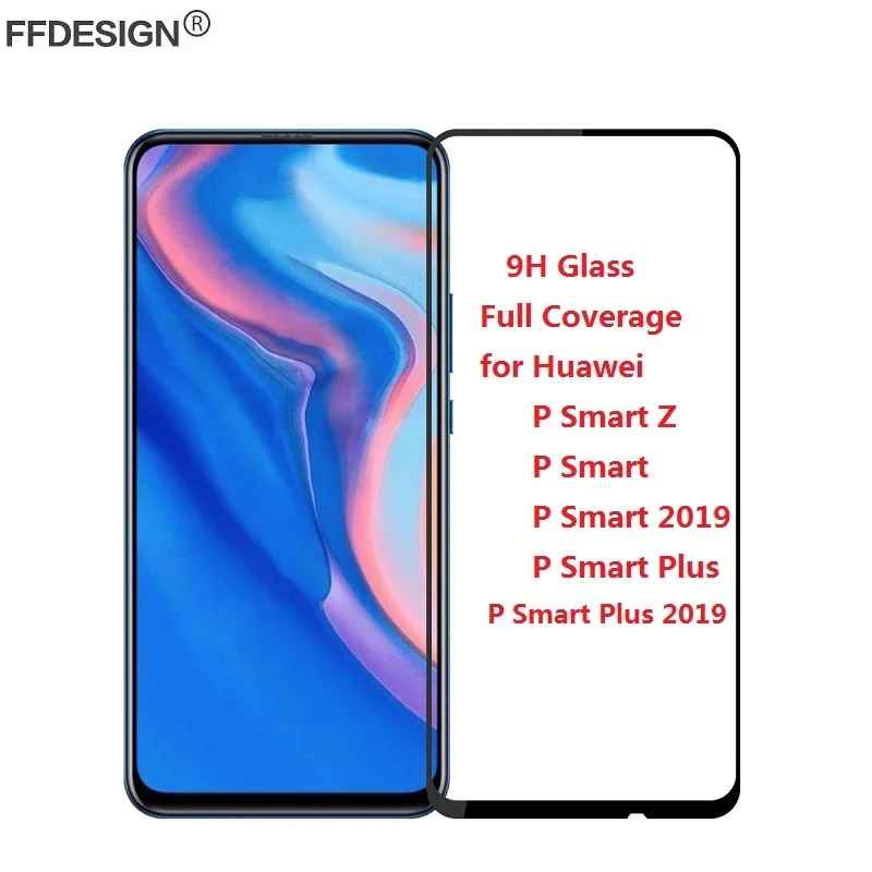 

Full Cover Tempered Glass Screen Protector for Huawei P Smart Z Plus 2019 Protective Glass Protection Film Foil