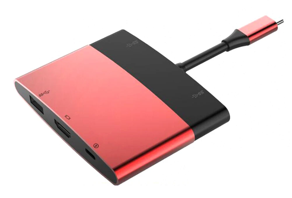 10 шт./партия 5 в 1 Combo USB 3,1 USB-C type C до 4 K HDMI type C зарядка PD адаптер 3 USB 3,0 хаб для переключателя NAND Macbook