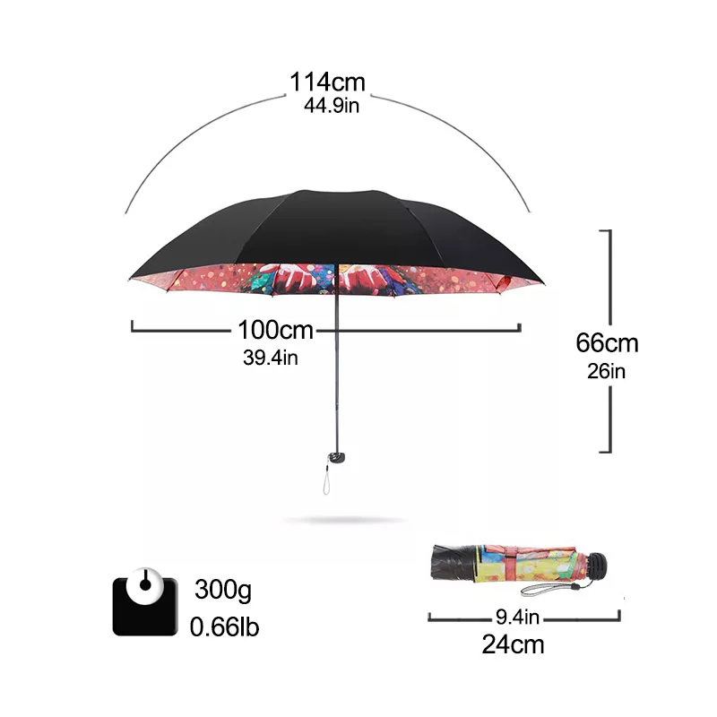 Модный зонт для женщин складной с защитой от УФ лучей детский зонтик солнца