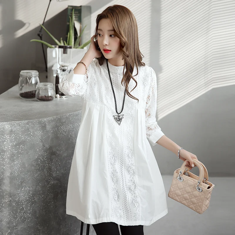 2020 Spring Maternity Long Sleeve T-Shirt Dress Clothes For Casual Pregnant Women Dresses Vestidos Pregnancy Clothing Plus Size