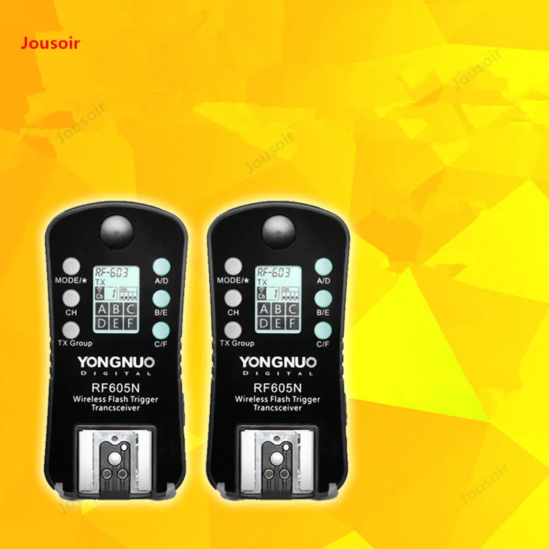 

Wireless Flash Trigger Wireless cable release RF605 Transmits and Receives All - in - One Compatible 602 603 CD50 T07