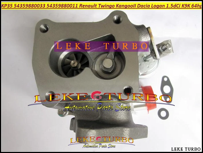 Турбокомпрессор турбо KP35 011 033 54359700011 54359700033 8200507852 для Renault Kangoo 2 Volkswagen Dacia Logan 2004 K9K