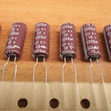 10 шт. 1000 мкФ 10V NIPPON серия Ky 8x20 мм низкая ESR 10V1000uF материнская плата конденсатор с алюминиевой крышкой