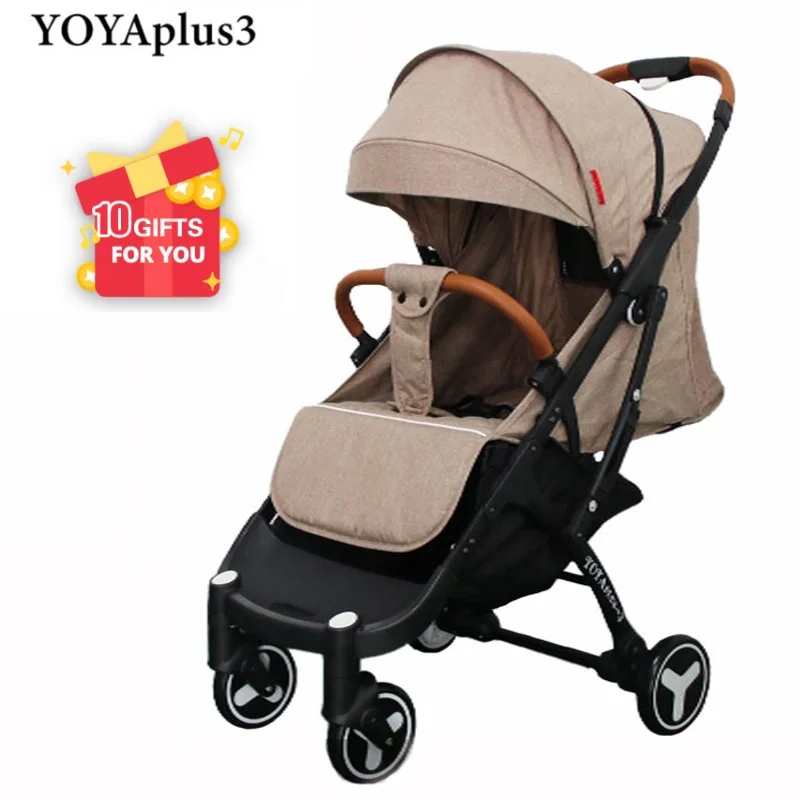 

2019 YOYAPLUS 3 baby stroller light folding umbrella car can sit can lie ultra-light portable on the airplane