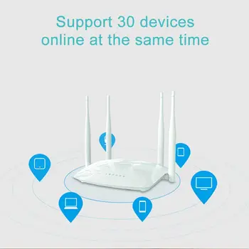 Cioswi, dispositivo wifi de red doméstica, Compatibilidad de enrutador inalámbrico, función WDS 300, enrutador wifi mpbs con 4 antenas externas