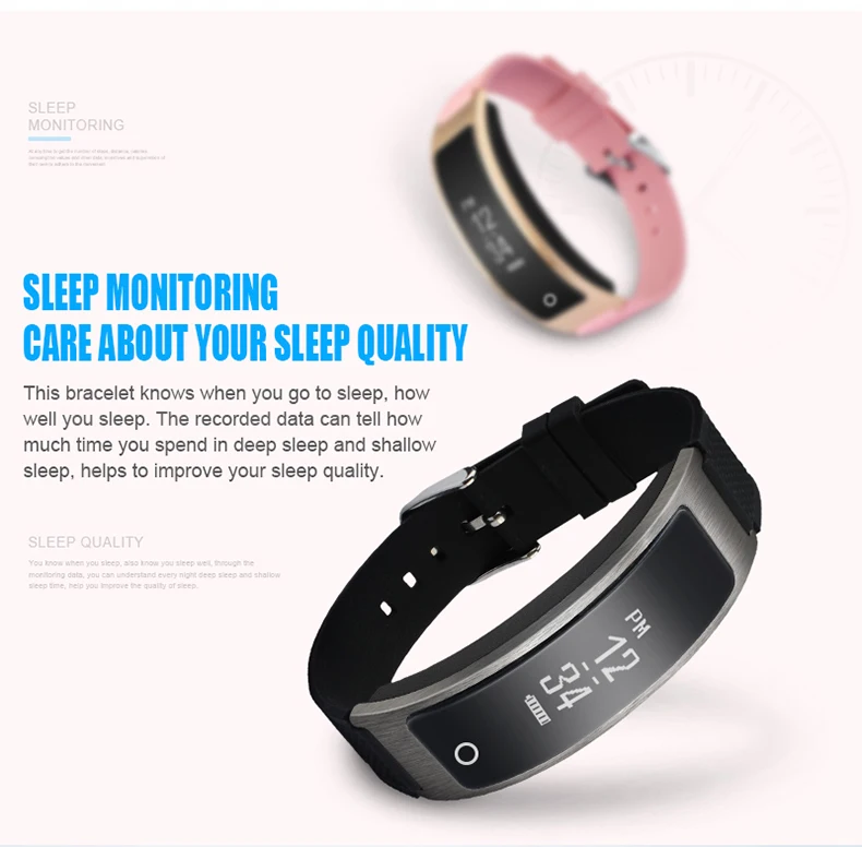 I8 Smart Bracelet Talk Band Heart Rate Monitor Blood Pressure Watch with Pedometer Sleep Fitness Tracker