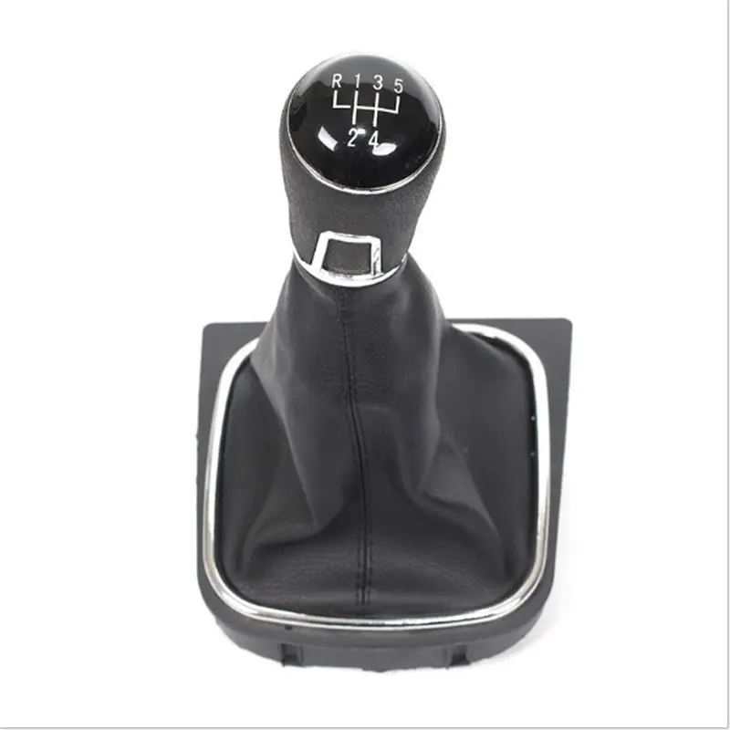 

MT Gear Shift Knob for Volkswagen VW Golf 5 6 Golf5 Golf6 Gearshift Shifter Lever Stick Leather Gaitor Boot Base Frame Arm Pen