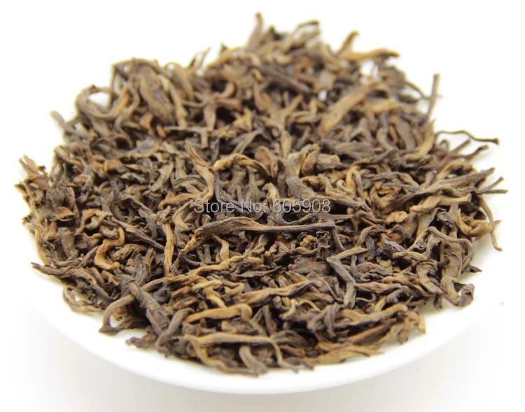

500g  2006yr Menghai Old Tree Golden Needle Loose Ripe Puer Tea