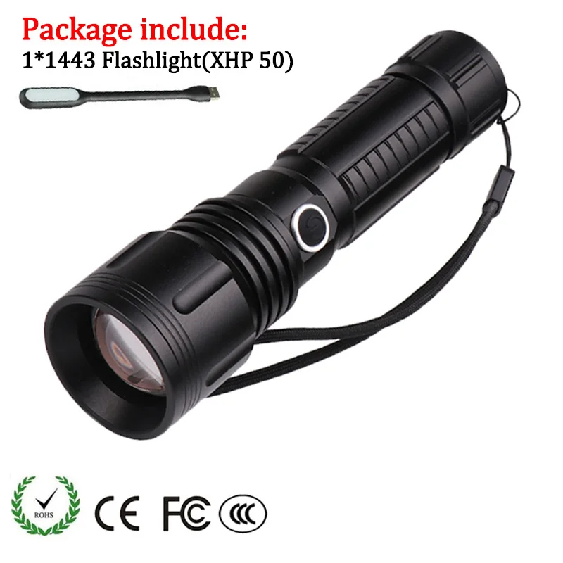 Litwod Z351446 светодиодный вспышка светильник CREE XHP70.2& XHP50 высокий мощный 50000LM тактический Водонепроницаемый фонарь светильник 18650& 26650 Фонари - Испускаемый цвет: Option 1