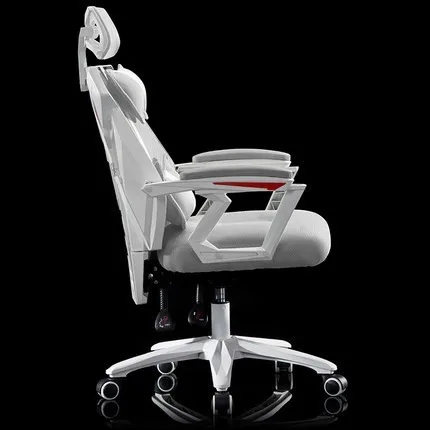 Высокое качество, Esports, 1220, игровая, полтрона, дышащая подушка, кружево, офисное кресло, колесо, бытовые, стальные ножки, Silla Gamer - Цвет: white