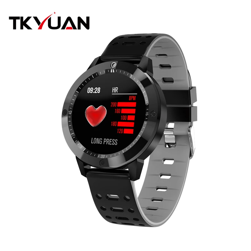 

TKYUAN CF58 smart watch big round color screen waterproof intelligent health blood pressure heart rate Bluetooth sports bracelet