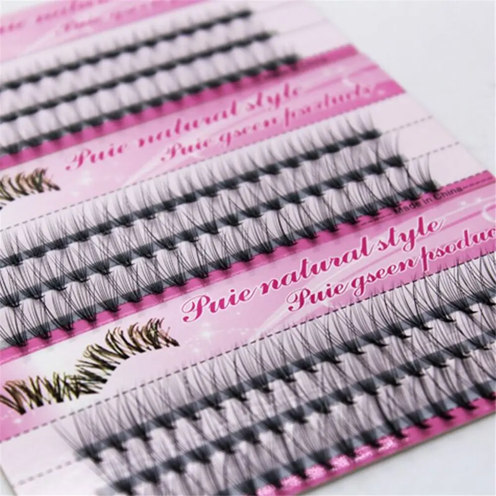 60pc Professional Makeup Individual Cluster Eye Lashes Natural Long Grafting Fake Eye Lash Natural Long False Eyelashes Cosmetic