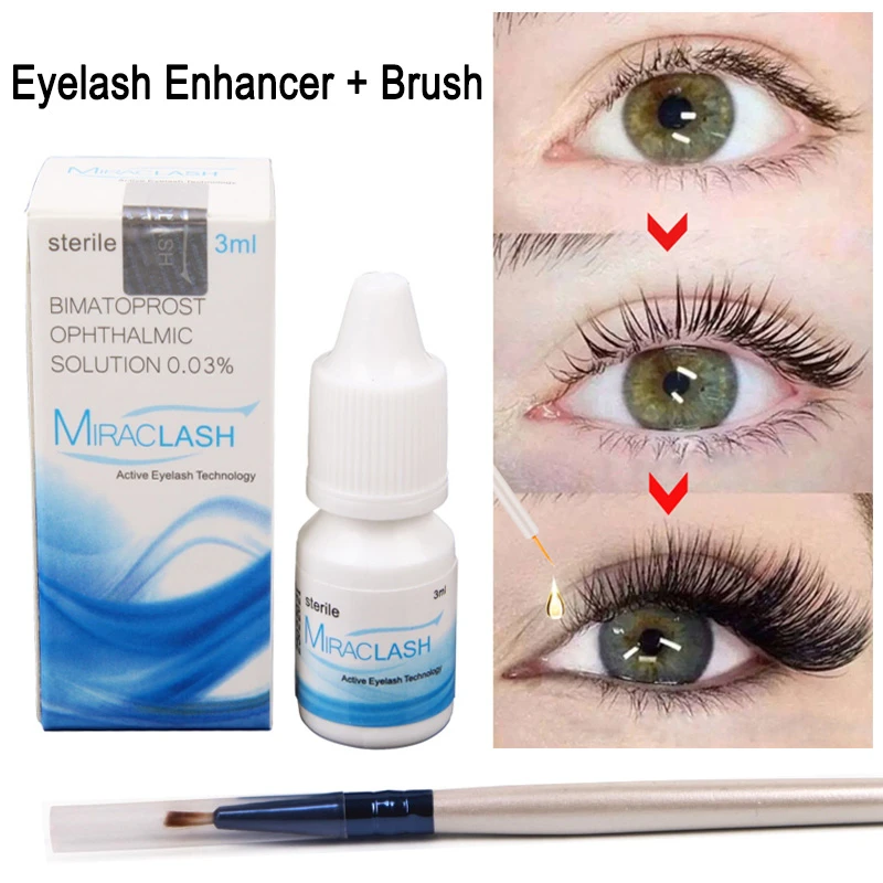 Eyelash Growth Enhancer , Natural Eyelashes & Eyebrow Growth Enhancer
