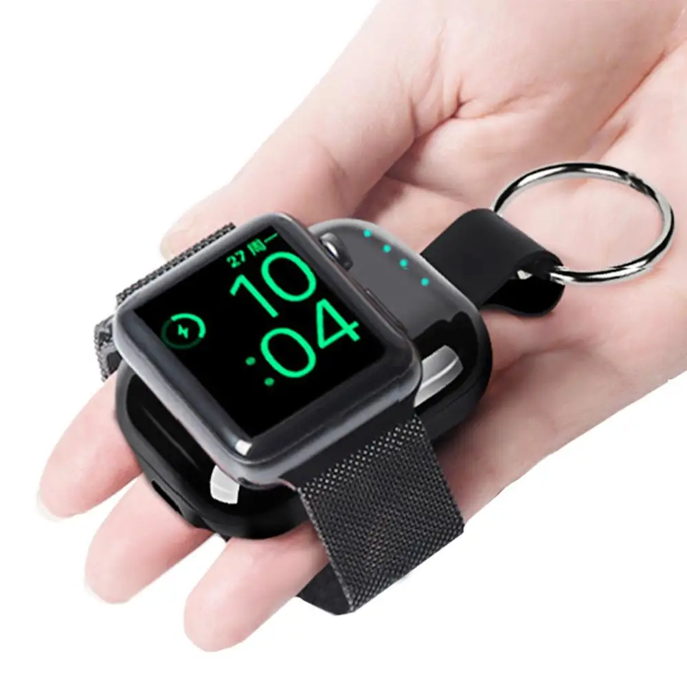 

Qi Wireless Watch Charger For Apple Watch 1 2 3 4 External Battery Power Bank Portable Travel Outdoor QI Wireless Charging Bank
