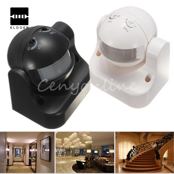 

220-240V 50Hz 180 Degree Outdoor Security PIR Infrared Motion Sensor Detector Movement Switch Two color 12 Meter Home House Tool
