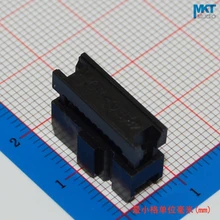 10 Шт. Женский 2×5 10 P 2.54 мм Шаг КОНТАКТОВ IDC Box Контактного Коннектора с Кожухом, для Плоского Кабеля