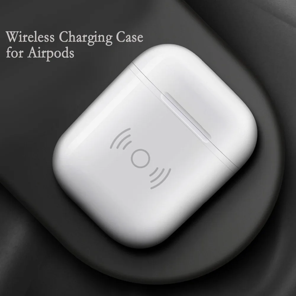 

Besegad QI Standard Wireless Charging Protective Case Cover Box for All QI Wireless Charger for Apple AirPods Accessories