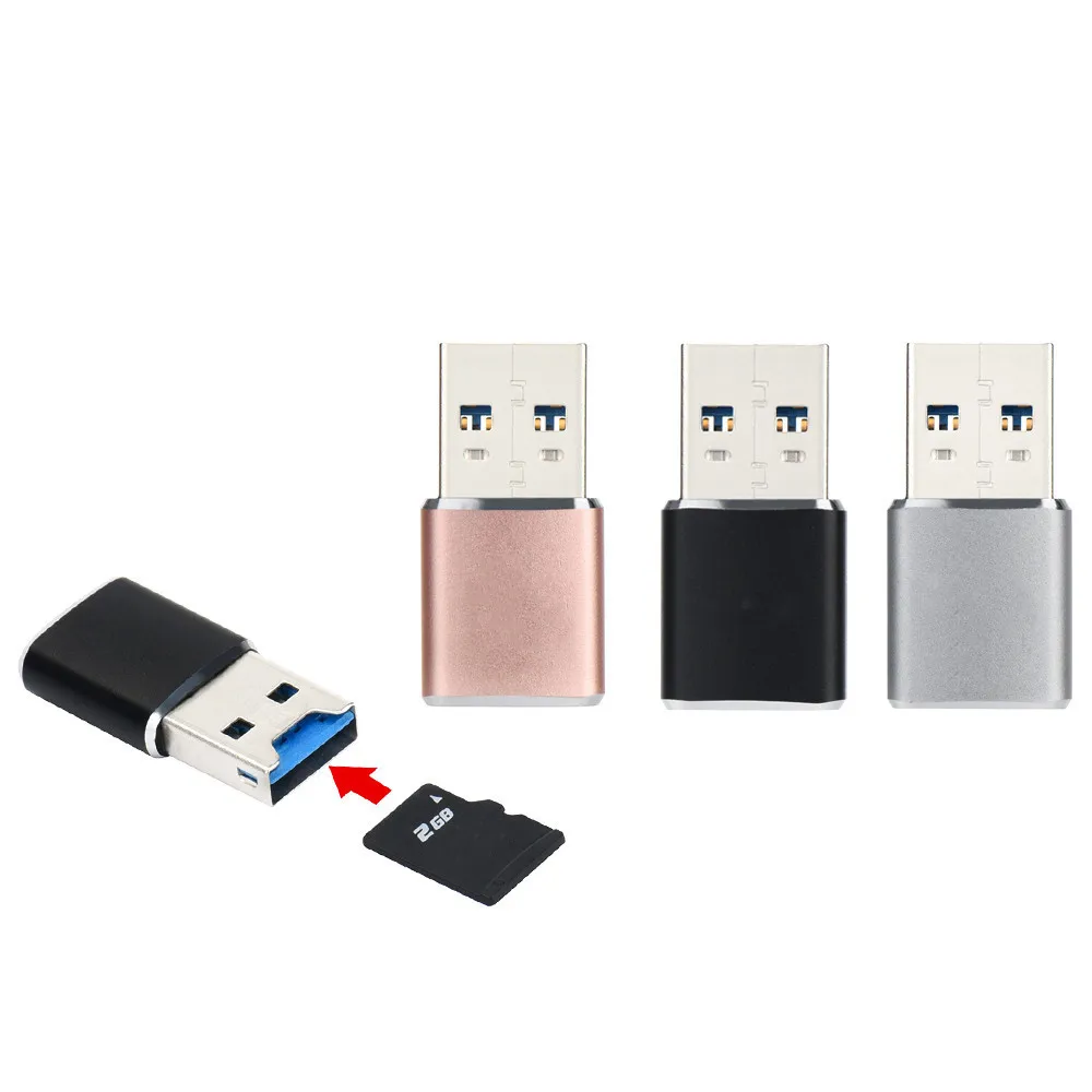 Алюминий USB 3,0 Mini Card Reader/MICRO SD/SDXC TF Card Reader SDSC SDHC SDXC SD 3,0 UHS-I SDR12/SDR25/SDR50/DDR50/SDR104