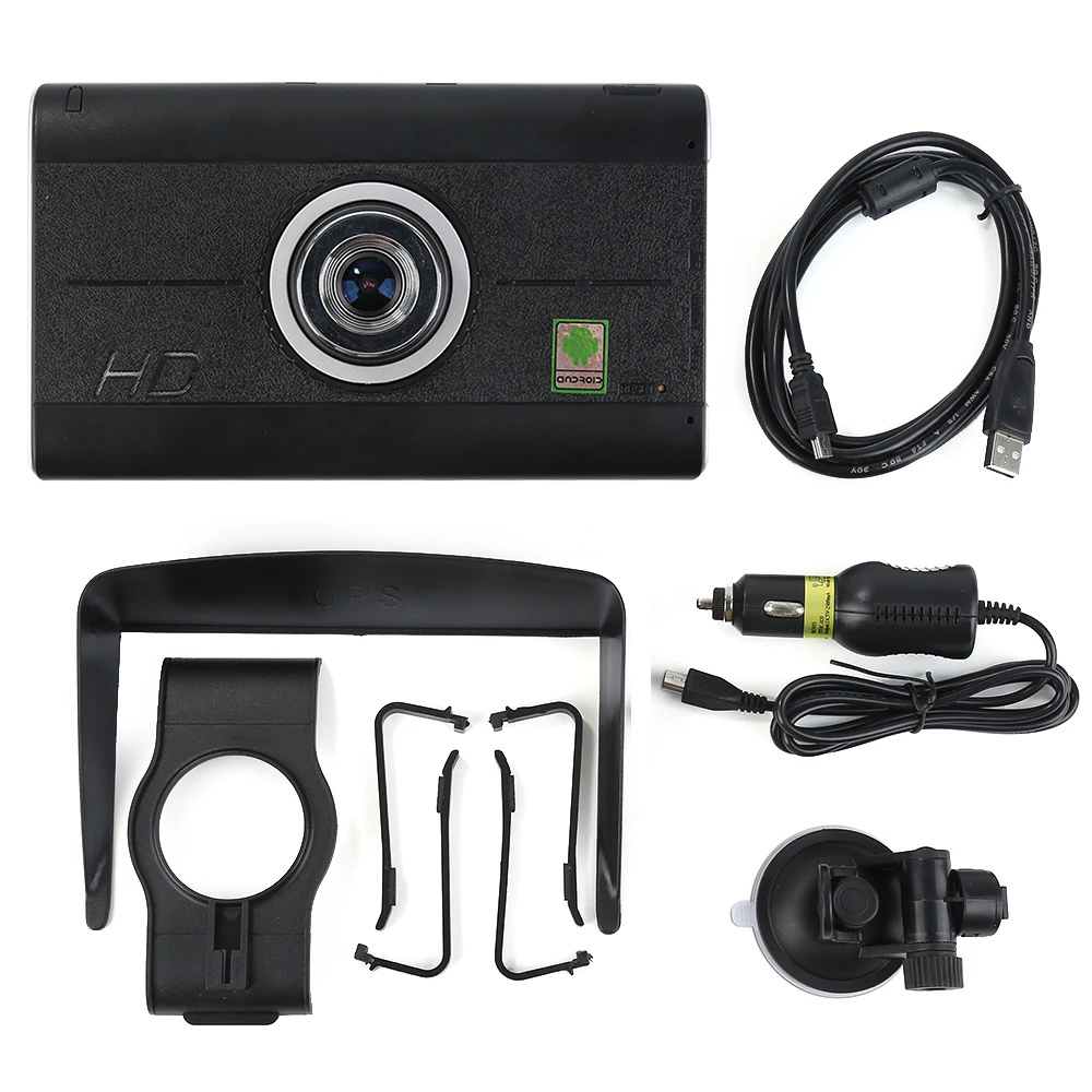 POPSPARK 7 дюймов HD 1920*1080P Wifi Android TFT сенсорный экран автомобильный gps-навигатор DVR Функция 170 градусов fm-передатчик