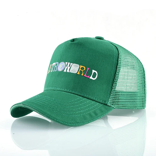 Модная сетчатая Кепка ASTROWORLD Dad Hat хлопок высокого качества sunhat Astroworld бейсболки унисекс с изображением Трэвиса Скотта - Цвет: H