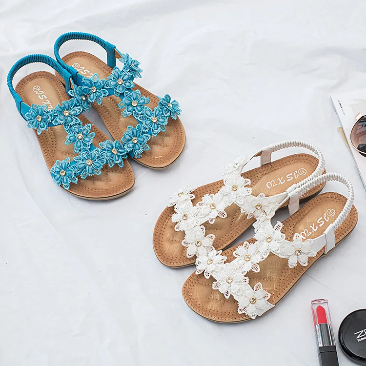 

NAUSK Casual Summer Flat Beach Female Crystal Rivets Slides sandalias Shoes For Girls Fashion Woman Leisure Footwear 2019