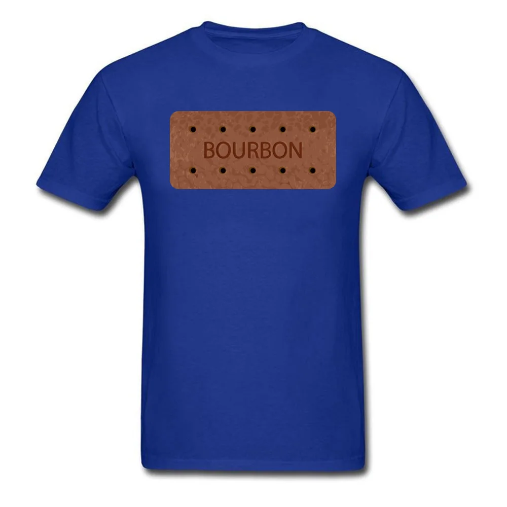  Men T-Shirt Bourbon Normal Tops Shirts Pure Cotton Round Collar Short Sleeve Cool T Shirt Mother Day Wholesale Bourbon blue