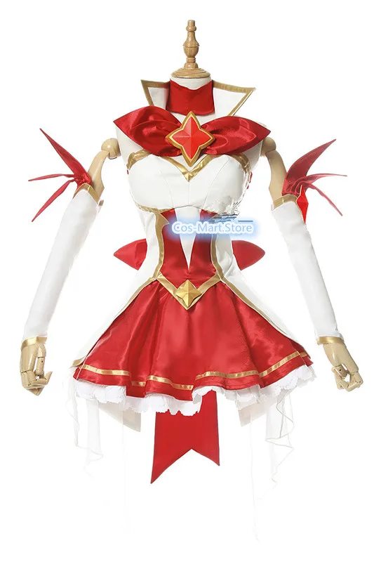 

[Stock]Game LOL The Bounty Hunter Miss Fortune Star Guardian 2017 Brand New Cosplay Costume Top Skirt Hot Sale Free Shipping