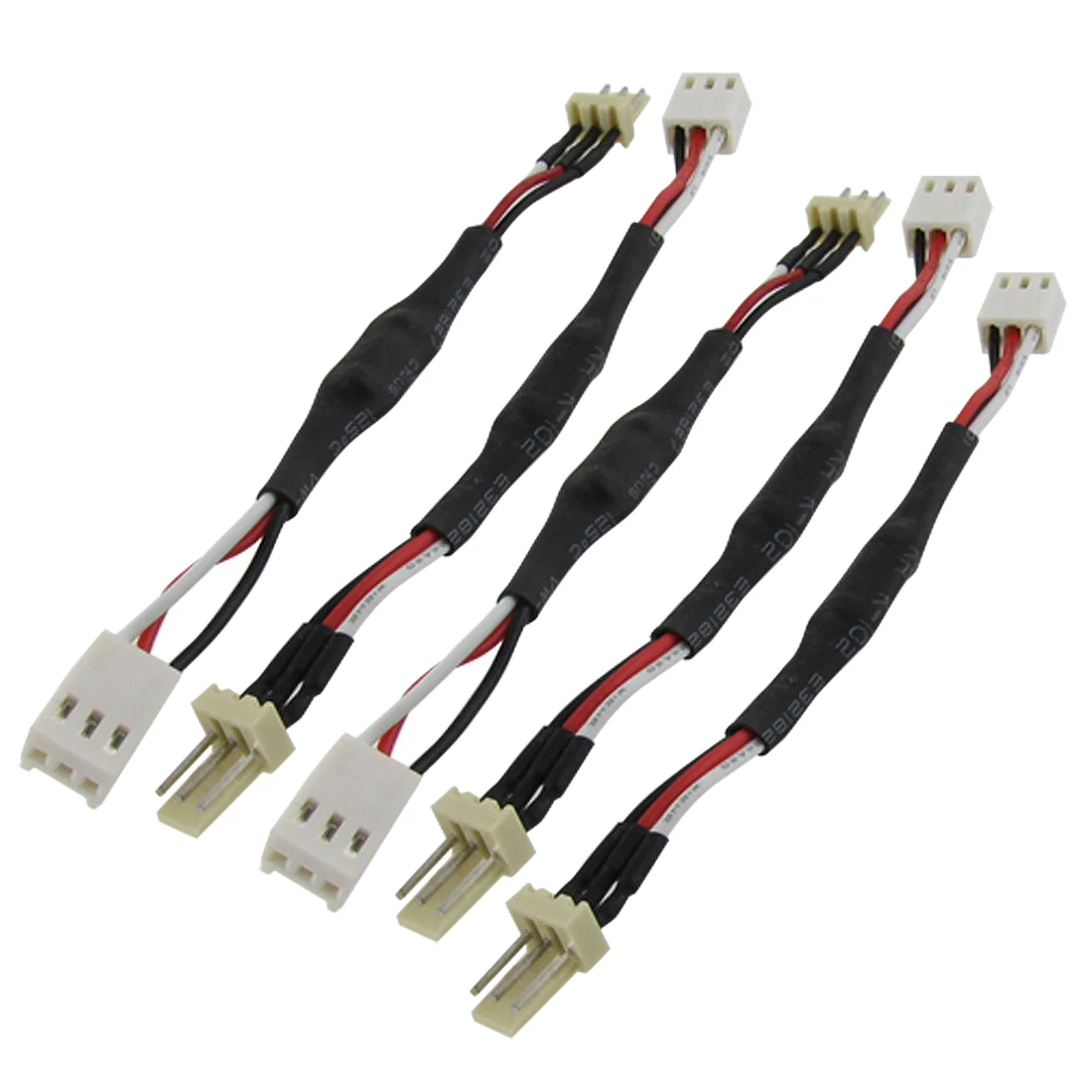 5 Pcs 3 Pins Noise Reduction font b Cable b font Lead for PC Cooling Fan