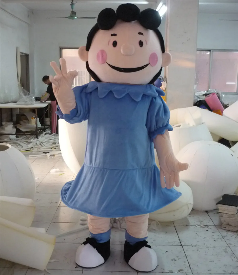 Charlie коричневый и костюм Lucy костюмы косплей взрослые женщины мужчины мультяшный талисман костюм для карнавала фестиваль коммерческой