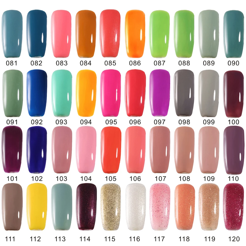 CNHIDS 10 unids/lote uñas de Gel polaco LED UV brillante colorido 132 colores 7,5 ml de larga duración Ssoak de barniz juego de Arte de manicura barato