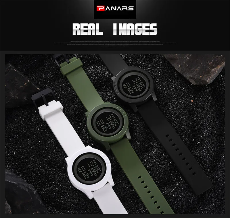 PANARS Women Digital Watch Relogio Feminino Sports Wrist Watch Female Clock Minimalist LED Electronic Running Watches For Women Outdoor (11)