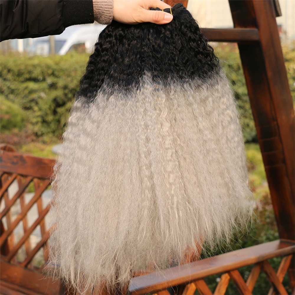 Angie, cabelo sintético liso, tranças sintético preto,