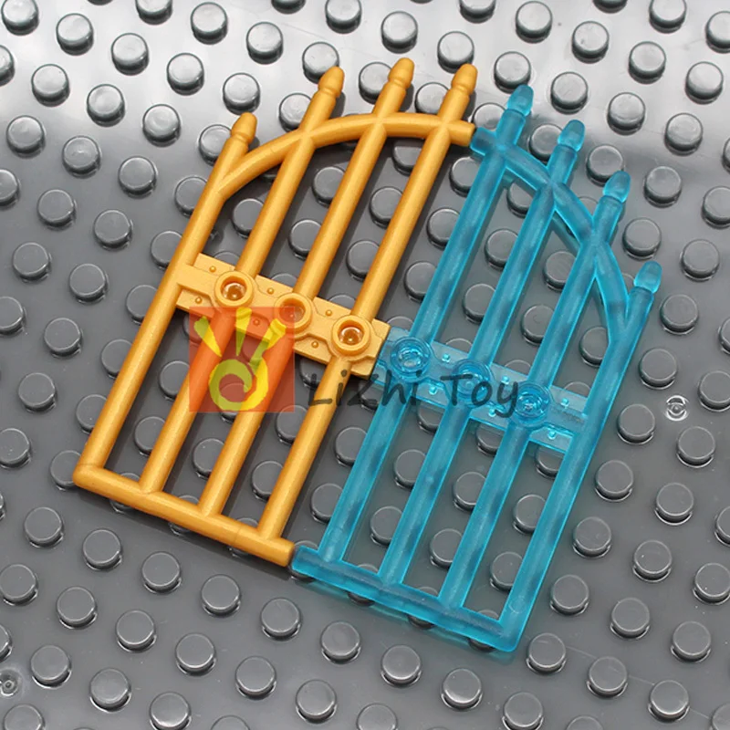 Кубики MOC 42448 дверь 1x4x9 изогнутые ворота с брусками и тремя шпильками сделай сам