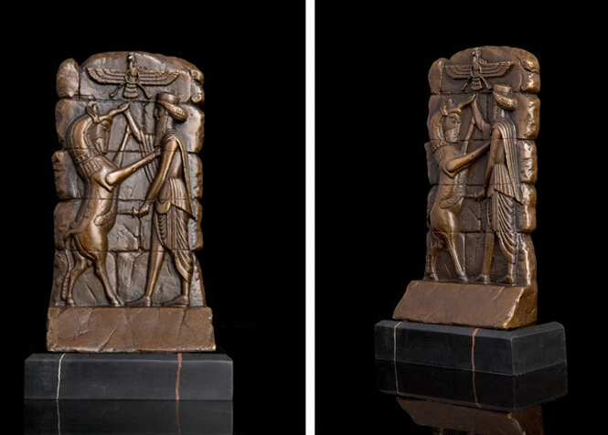 

Art Deco Sculpture Man Slaughter Bull Abstract Bronze Statue Signed wholesale Bronze Arts outlets