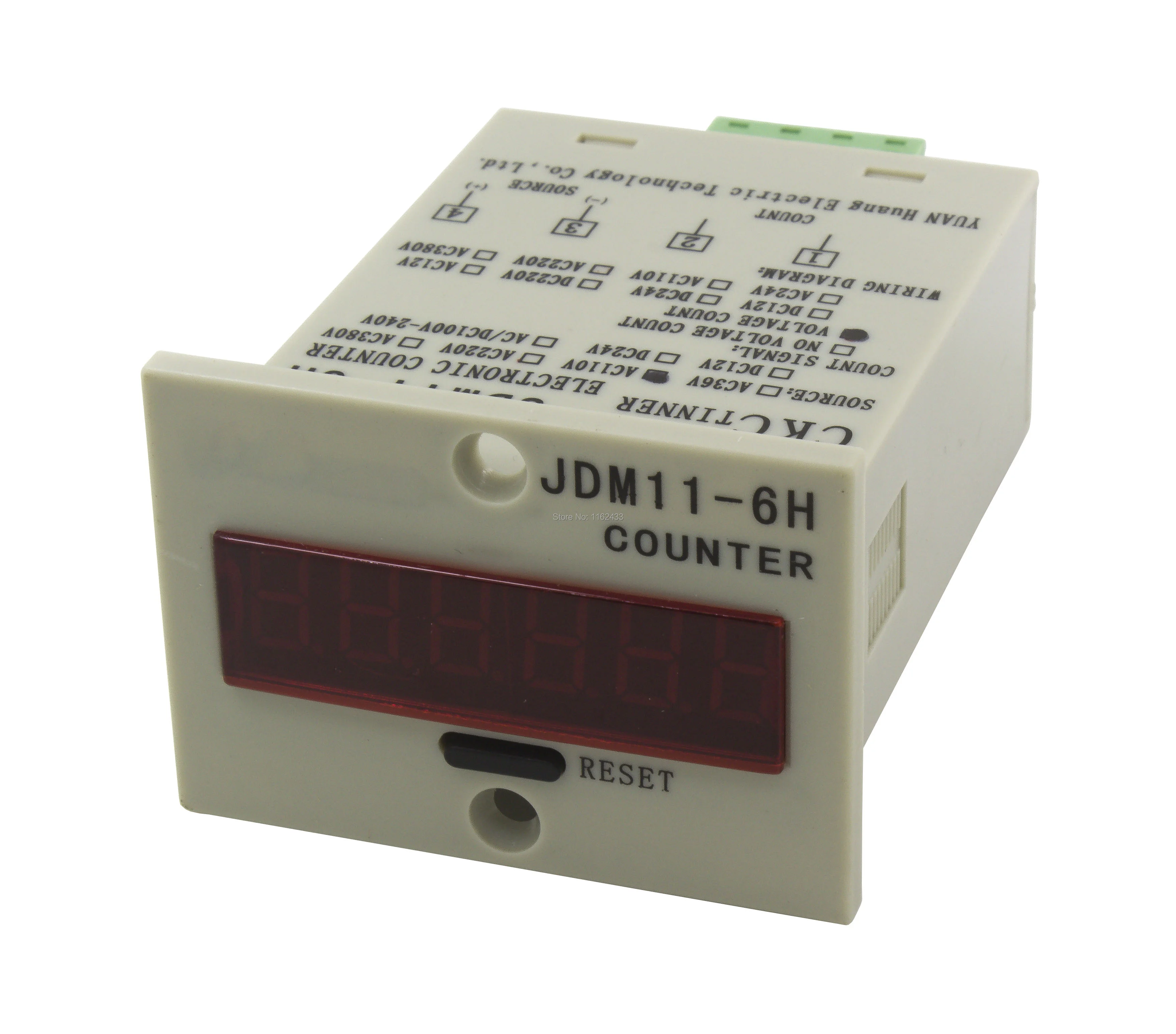 JDM11 6H AC 110V voltage level input digital electronic counter relay JDM11 110VAC production