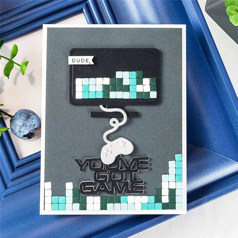 

DiyArts Metal Cutting Dies New Computer and Letter for Gamepad Element Dies Scrapbooking Card Making DIY Embossing Dies Craft