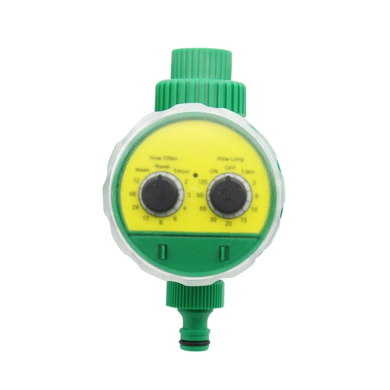 Ручка электронный таймер для воды сад Соленоидный клапан орошения Таймер контроллер для электронной спринклерной системы домашний офис 1 шт - Цвет: Зеленый