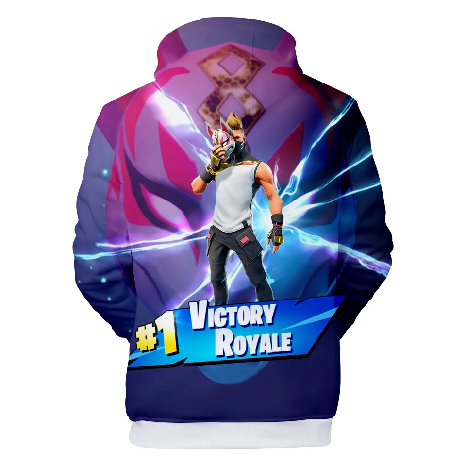 Game Drift Cosplay Costume Hoodies Fox kitsune Horse Pink Bear Sweater Jacket Adult Kids Use Unisex Halloween Party Props (4)