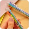 1 Pcs New Arrival Novelty Multicolor Ballpoint Pen Multifunction 6 In1 Colorful Stationery Creative School Supplies ► Photo 2/6