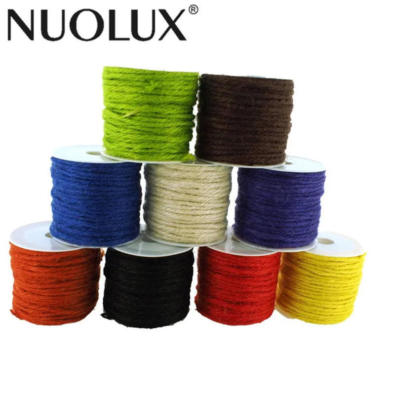 

9 Colors 2mm Jute Cord Thread Jewelry Accessories Beading Line Strong Crystal String