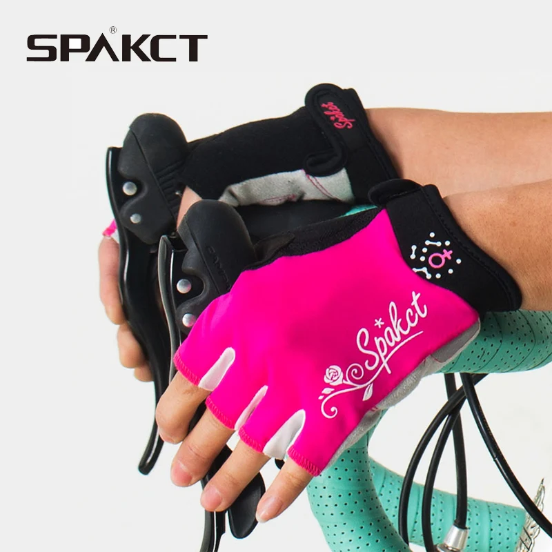 Prix pour Spakct Femmes Doigt à Moitié Cyclisme Gants Wearble Sport VTT Gants Guantes Ciclismo Mesh Respirant Vélo Vélo Gants Luvas Prix pour Spakct Femmes Doigt à Moitié Cyclisme Gants Wearble Sport VTT Gants Guantes Ciclismo Mesh Respirant Vélo Vélo Gants Luvas