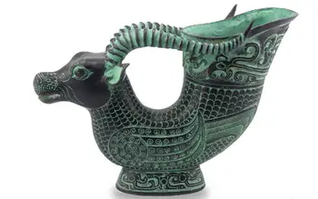 

decorative ornaments cattle head cup antique bronze craft gift antique ornaments four sheep square statue