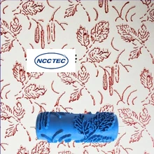 5 ''NCCTEC декоративные листья цветок краска ролик 125 мм жидкие обои Инструменты для печати качественный рельефный валик