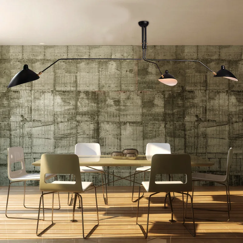 Modern Home Nordic 3 6 Arms Serge Mouille Ceiling Lights Duckbill