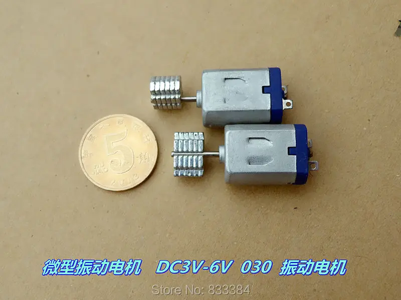 

10Pcs Miniature DC vibration motor 030 motor DC3V-6V Micro vibration motor