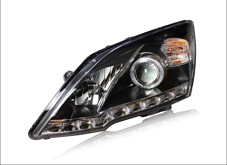 Автомобильный Стайлинг для Honda CRV головной светильник s 2007-2011 для CRV светодиодный головной фонарь Ангел глаз светодиодный DRL передний светильник Биксеноновая линза ксенон