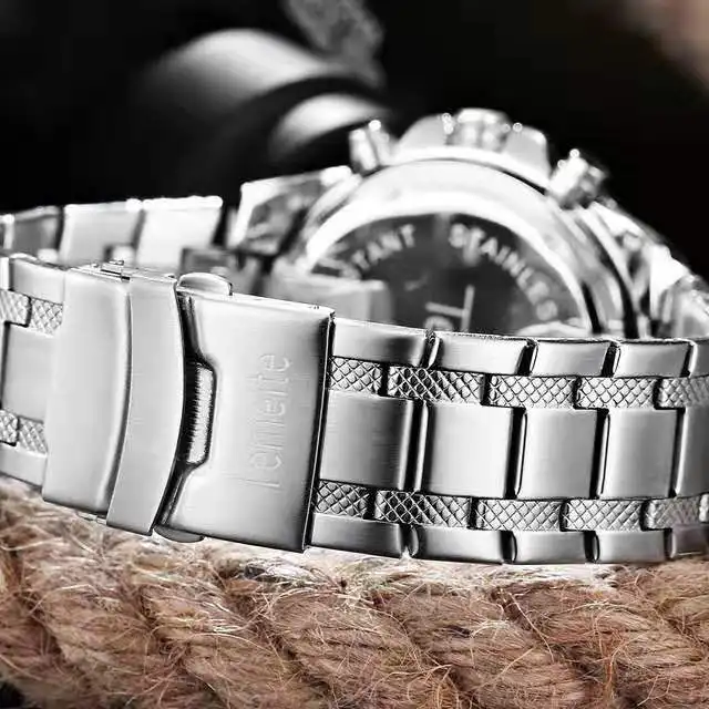 Fashion Luxury Brand Waterproof and shockproof Military Sport Watches Men Silver Steel Digital Quartz Analog Luminous Watch Fashion Luxury Brand Waterproof and shockproof Military Sport Watches Men Silver Steel Digital Quartz Analog Luminous Watch