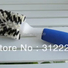 Розничная Диаметр 5.5 см древесины щетка для волос кабан щетины Размер L1"* Dia2.2" в том числе Щетина, Рулон Щетка для волос