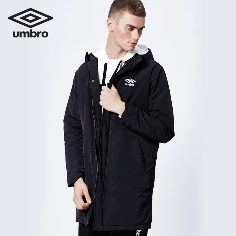 UMBRO осень зима теплая верхняя одежда пальто Новая мужская длинная одежда теплая флисовая куртка на молнии пальто спортивная одежда UI183AP2299