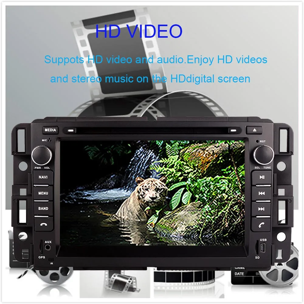 Top Android 9.0 Car GPS Navigation For GMC Yukon/Tahoe/Acadia/Buick Enclave/CHEVROLET Suburban 2007-2012 WIFI Car multimedia player 2